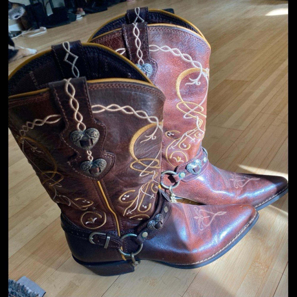 DURANGO CRUSH COWGIRL BOOTS!~SIZE 8